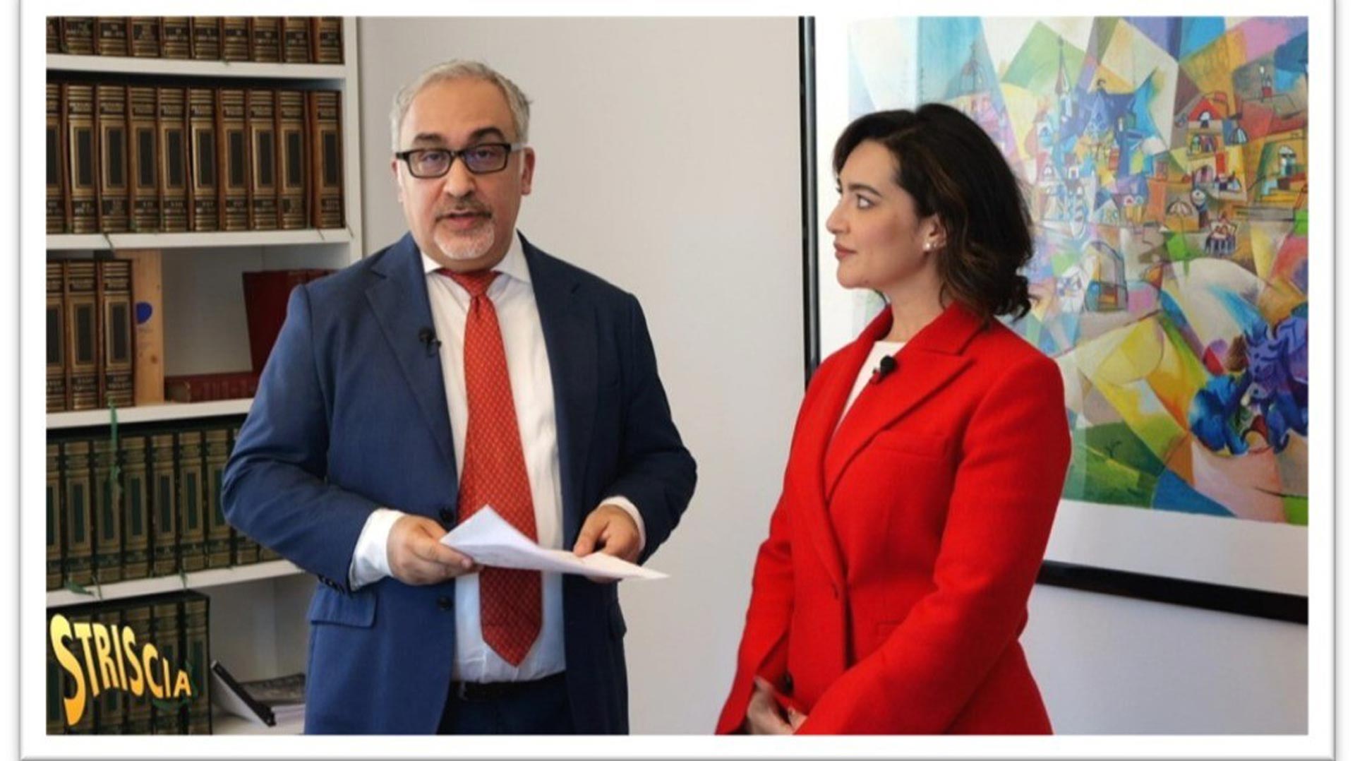 Cover - Striscia la Notizia: Prof. Avv. Guido Doria's first interview on 